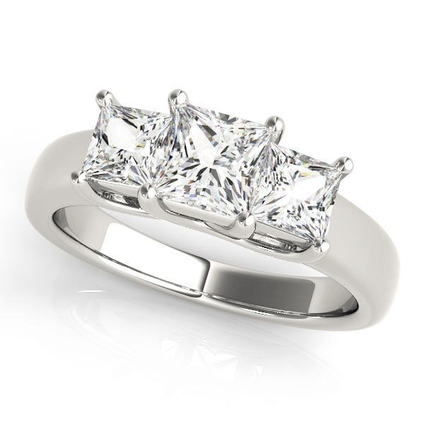 David Stern Jewelers 3 Stone Princess 83628-F