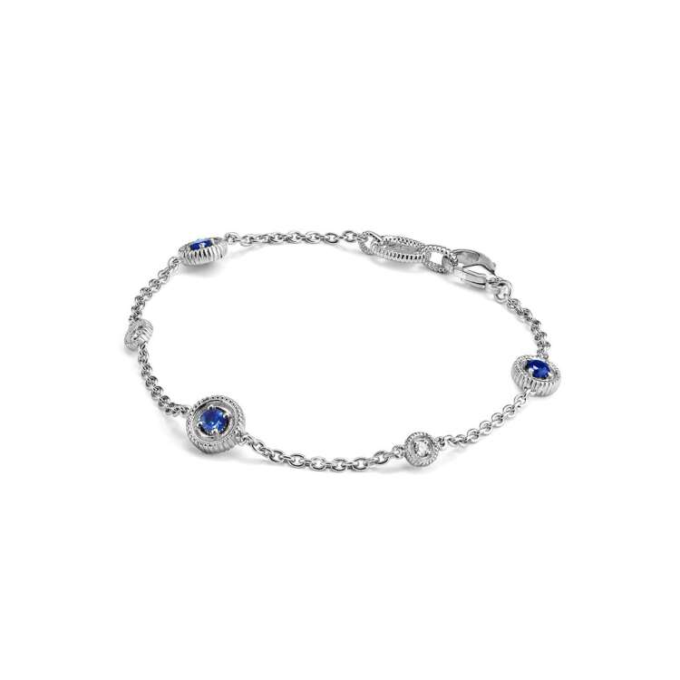 MAX BRACELET WITH SAPPHIRE AND DIAMONDS